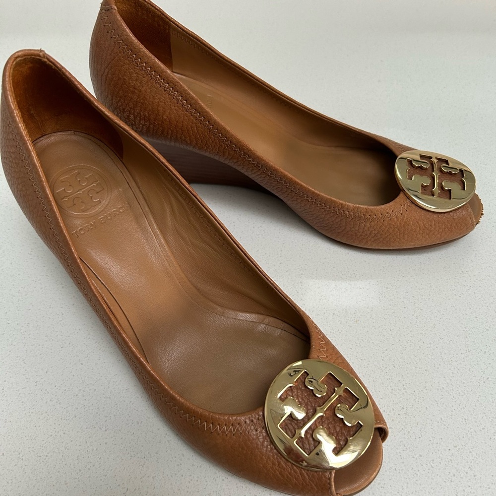 Tory Burch wedge heels.